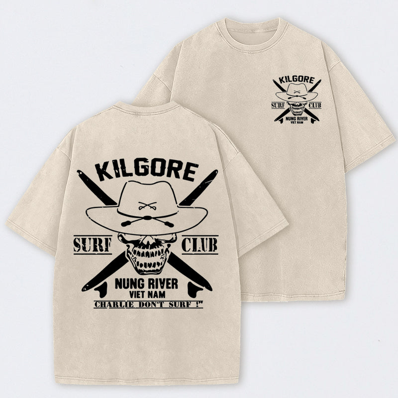 Kilgore Surf Club Nung River Vietnam Washed T-Shirt