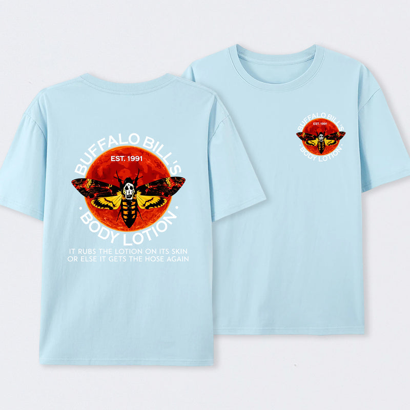 Horror Movie Print Unisex Halloween Retro T-Shirt