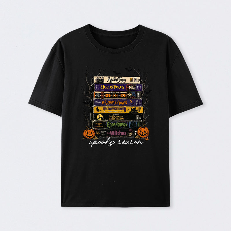 Vintage Halloween Movie Retro Spooky Season T-Shirt