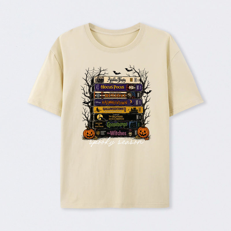 Vintage Halloween Movie Retro Spooky Season T-Shirt