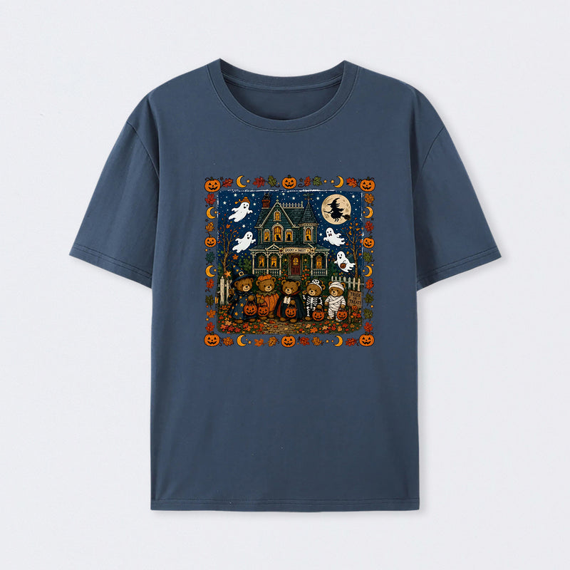 Vintage 90s Bears Halloween Trick Or Treat Bears T-Shirt