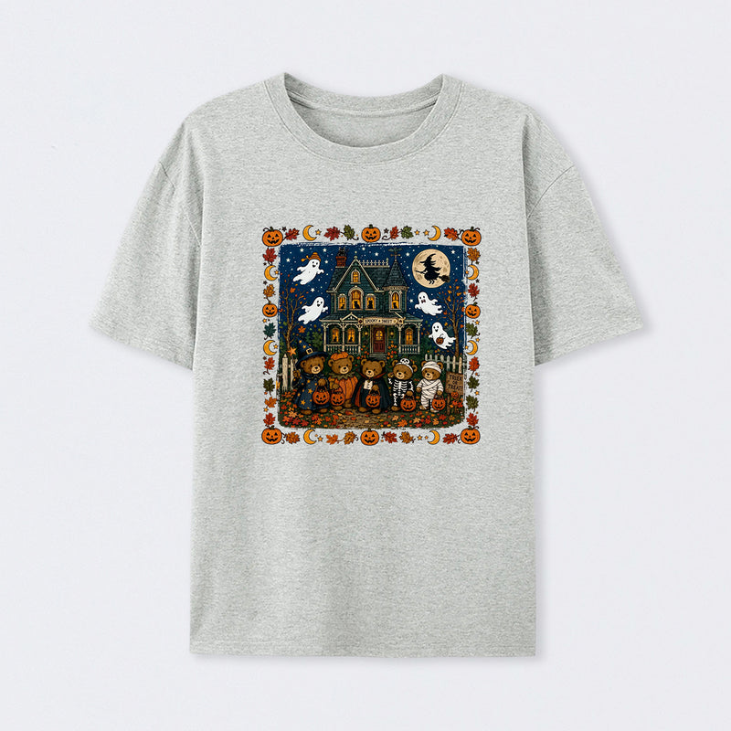 Vintage 90s Bears Halloween Trick Or Treat Bears T-Shirt
