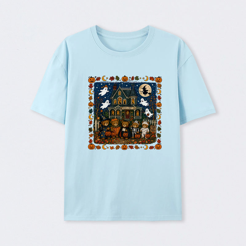 Vintage 90s Bears Halloween Trick Or Treat Bears T-Shirt