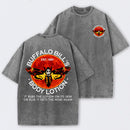 Horror Movie Print Unisex Halloween Retro Washed T-Shirt