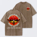 Horror Movie Print Unisex Halloween Retro Washed T-Shirt