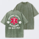 Emotional Support Husband Washed T-Shirt