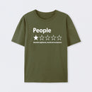 Funny 1-Star Review Graphic T-Shirt