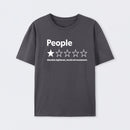 Funny 1-Star Review Graphic T-Shirt