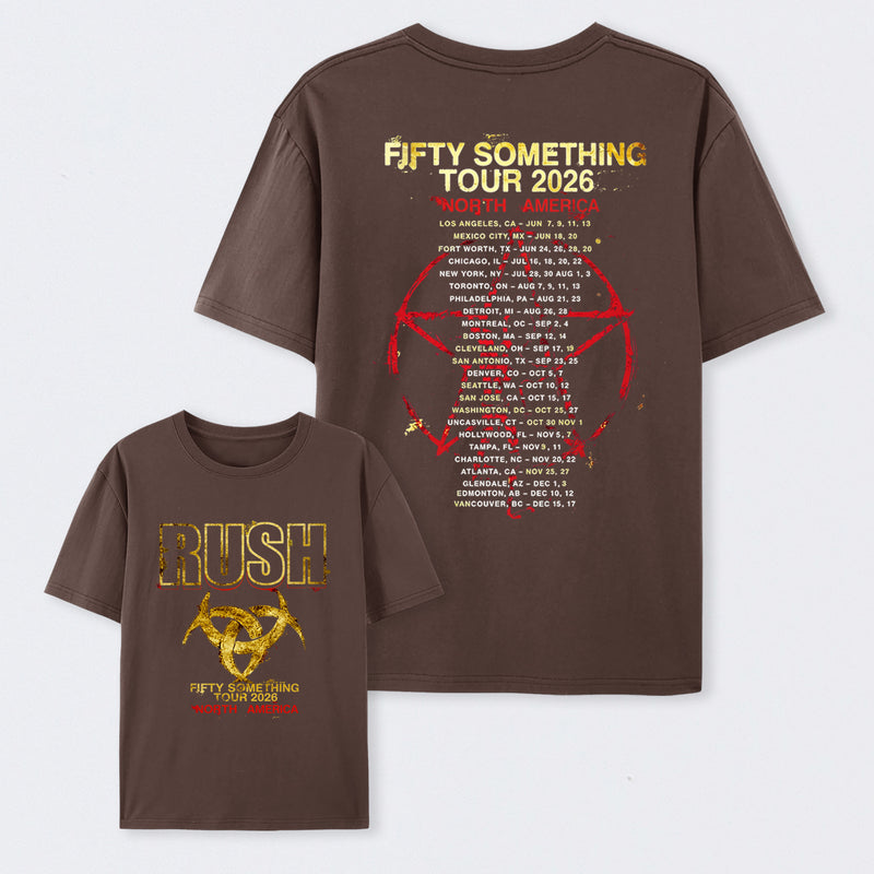 Rush Fifty Something Tour 2026 T-Shirt