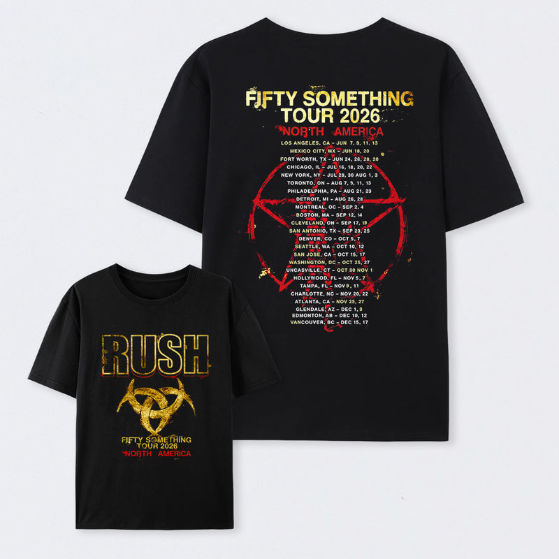 Rush Fifty Something Tour 2026 T-Shirt
