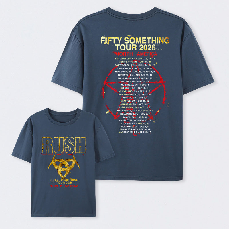 Rush Fifty Something Tour 2026 T-Shirt