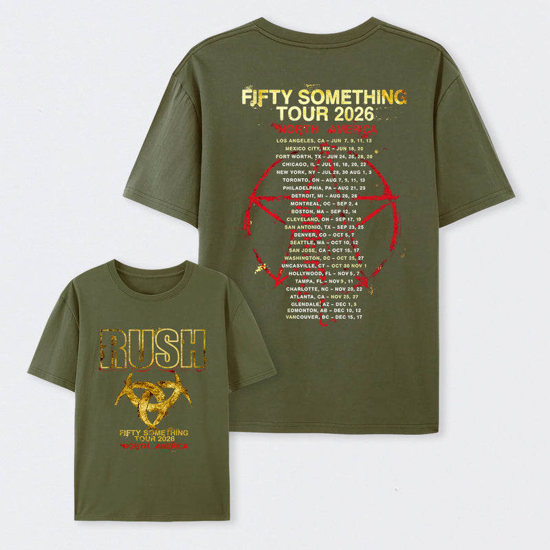 Rush Fifty Something Tour 2026 T-Shirt