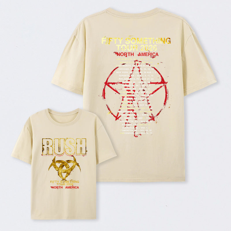 Rush Fifty Something Tour 2026 T-Shirt