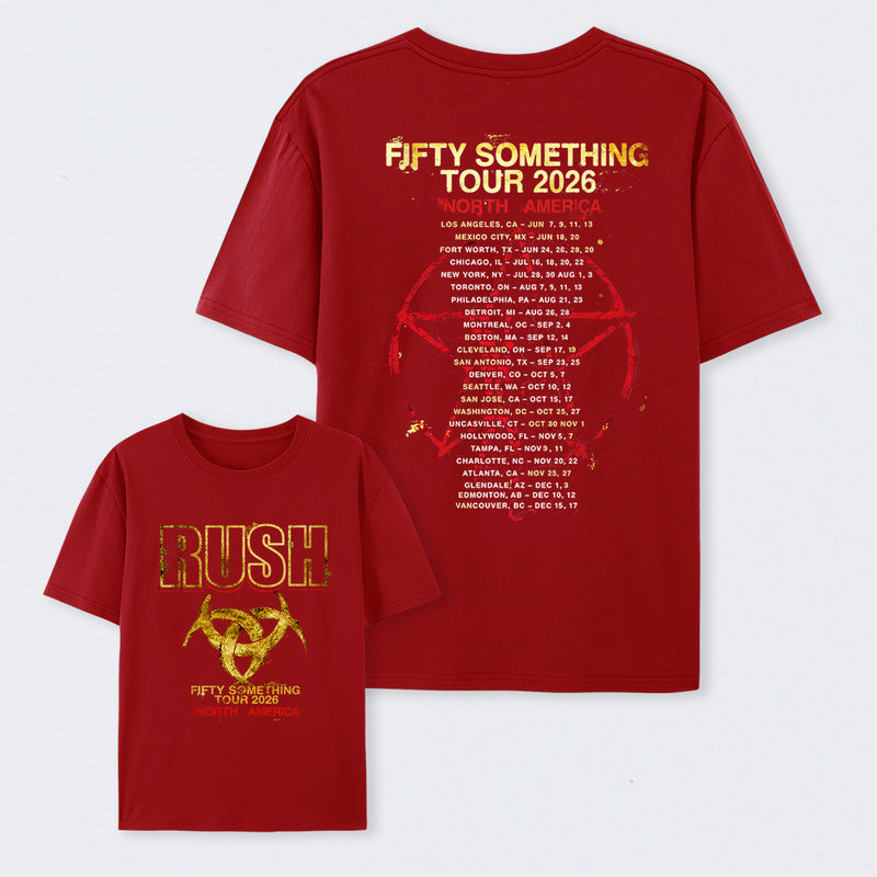 Rush Fifty Something Tour 2026 T-Shirt