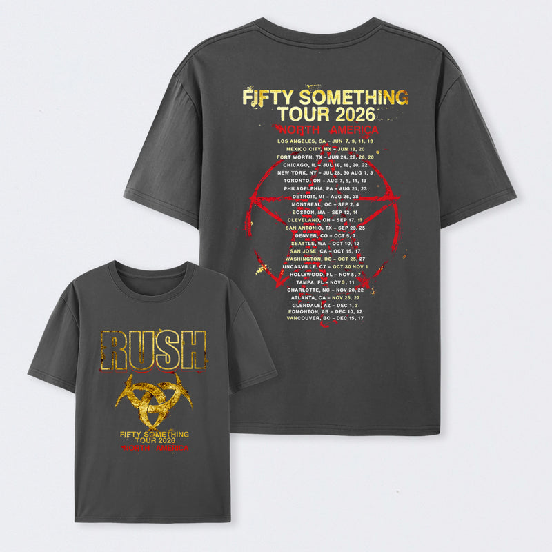 Rush Fifty Something Tour 2026 T-Shirt