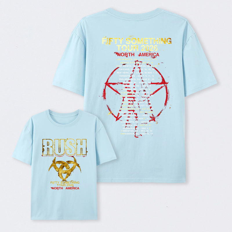 Rush Fifty Something Tour 2026 T-Shirt