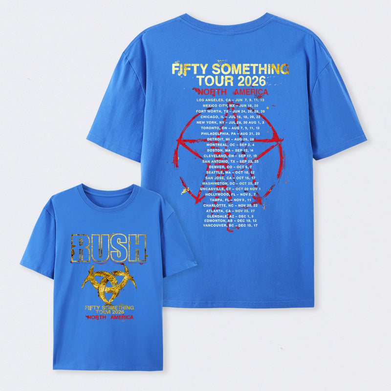 Rush Fifty Something Tour 2026 T-Shirt