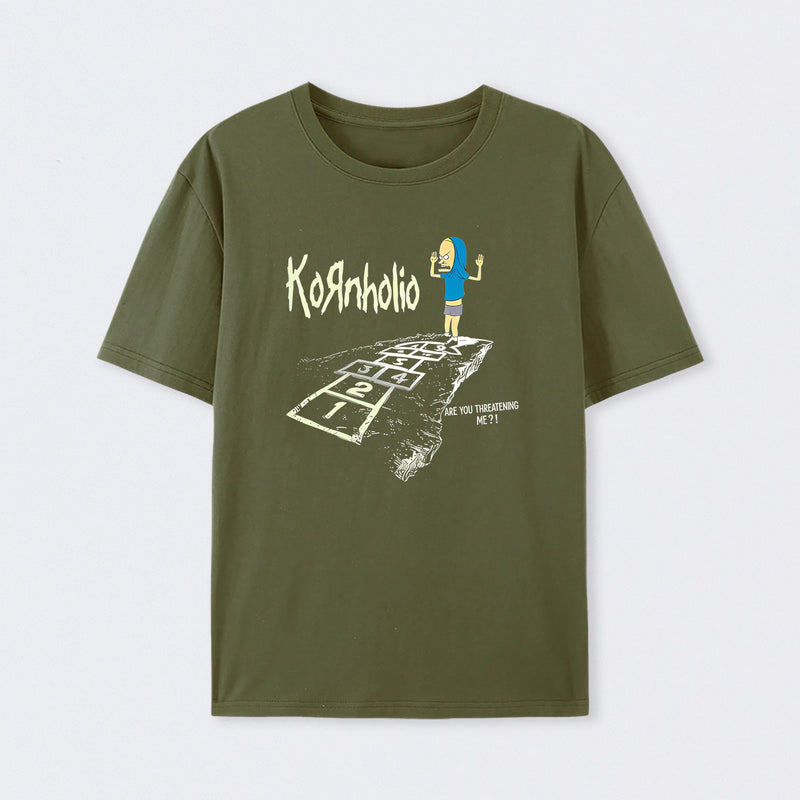 Vintage Kornholio Graphic Funny T-Shirt