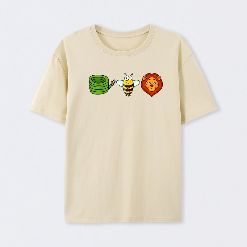 Hose Bee Lion Funny T-Shirt