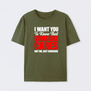 I Want You To Know Someone Cares Quote T-Shirt