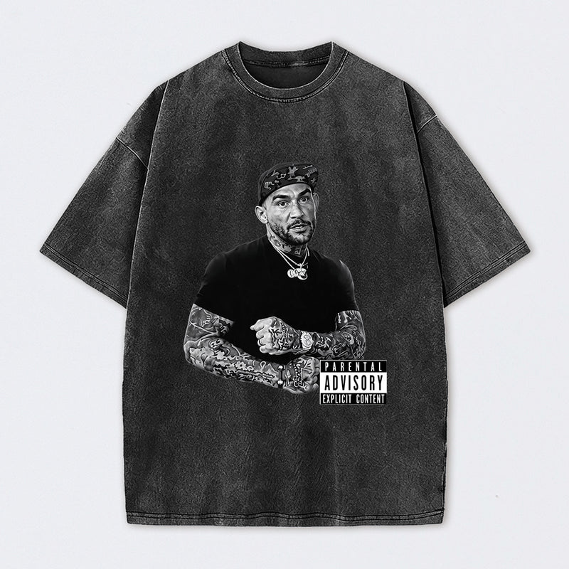 Dustin Poirier Graphic Meme Washed T-Shirt