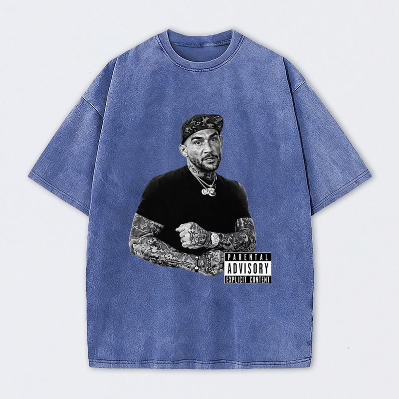 Dustin Poirier Graphic Meme Washed T-Shirt