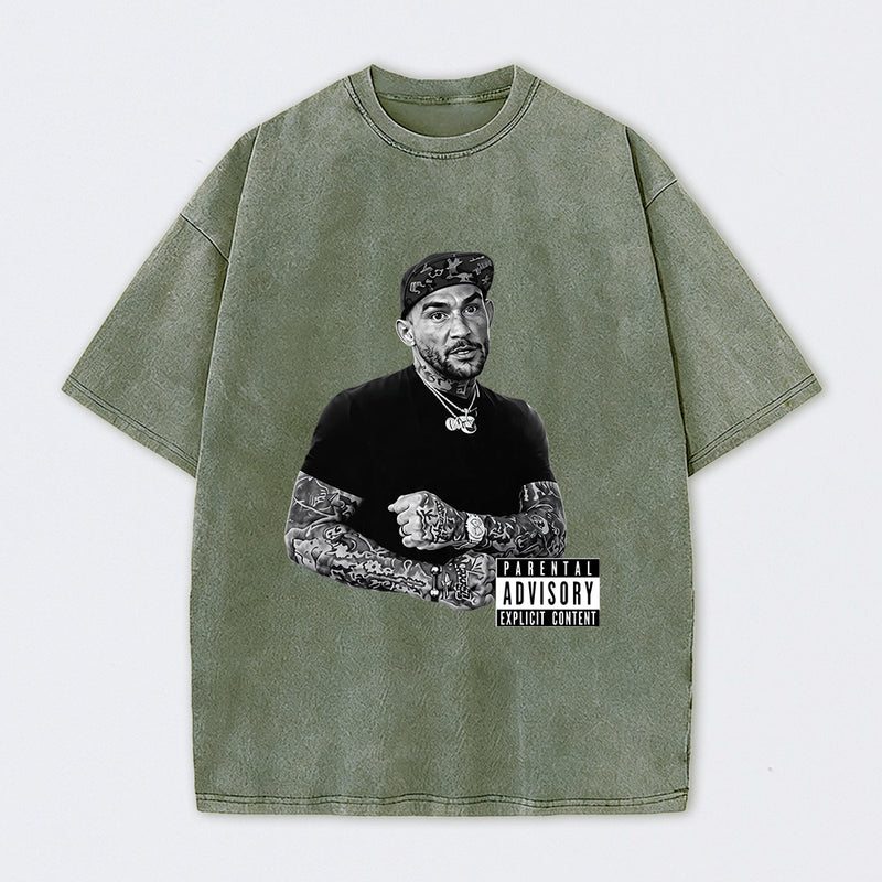 Dustin Poirier Graphic Meme Washed T-Shirt