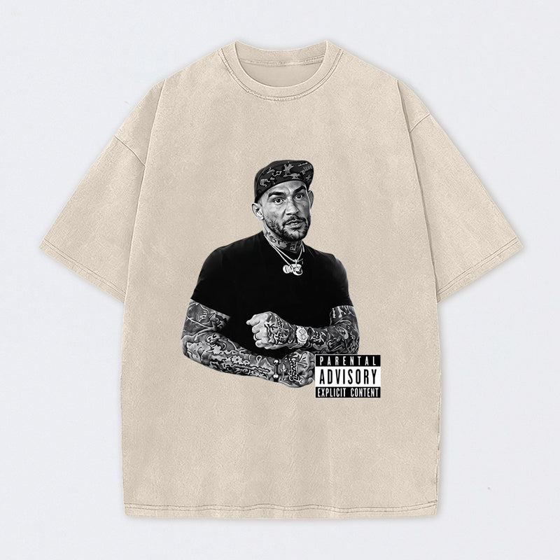 Dustin Poirier Graphic Meme Washed T-Shirt