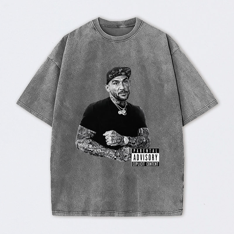 Dustin Poirier Graphic Meme Washed T-Shirt