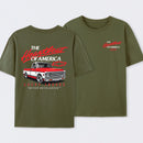 Old School Legend Tee Red Chevy Never Outclassed T-Shirt