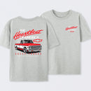 Old School Legend Tee Red Chevy Never Outclassed T-Shirt