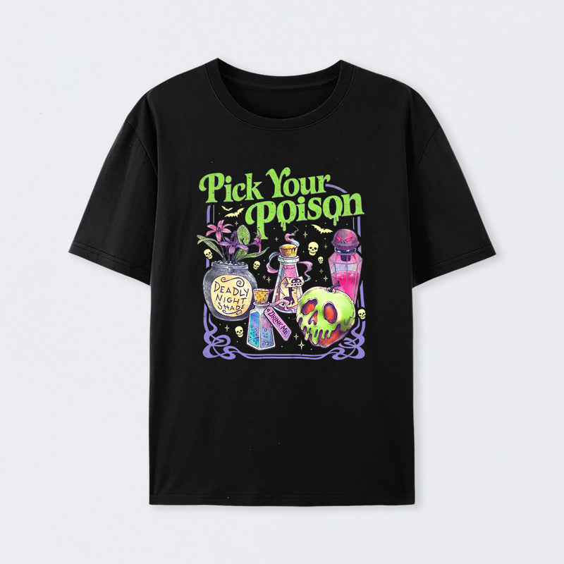 Pick Your Poison Vintage Halloween T-Shirt