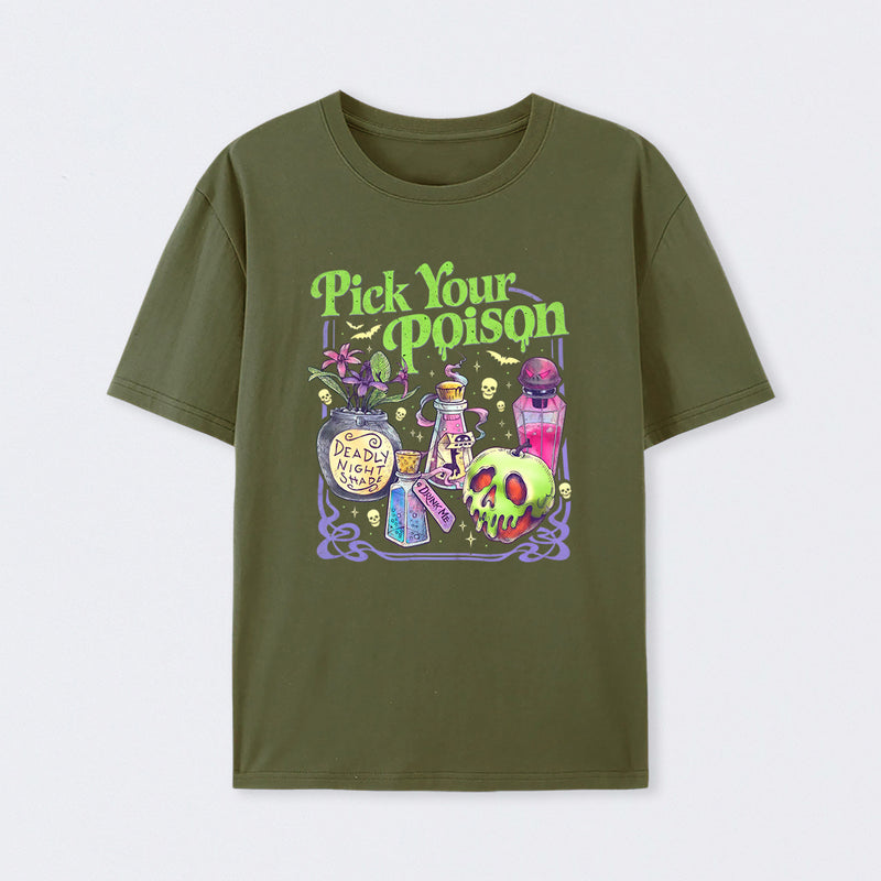 Pick Your Poison Vintage Halloween T-Shirt