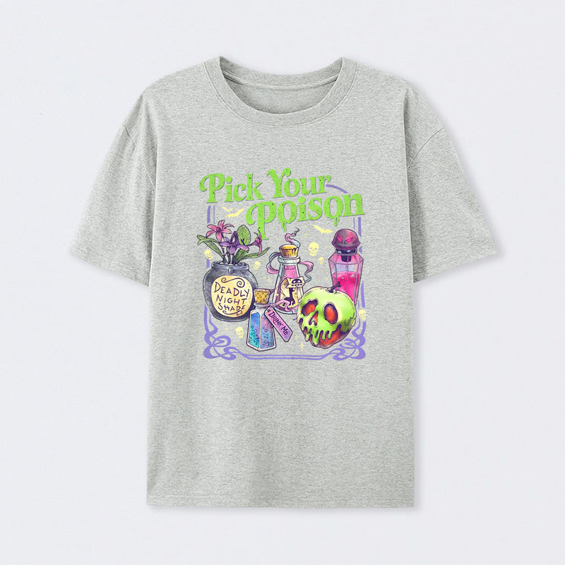 Pick Your Poison Vintage Halloween T-Shirt