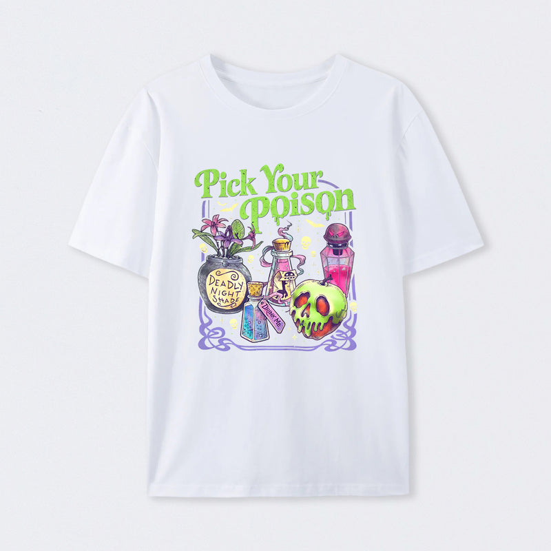 Pick Your Poison Vintage Halloween T-Shirt