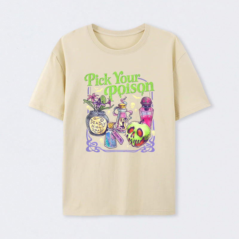 Pick Your Poison Vintage Halloween T-Shirt