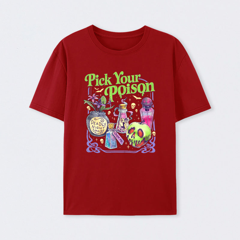Pick Your Poison Vintage Halloween T-Shirt