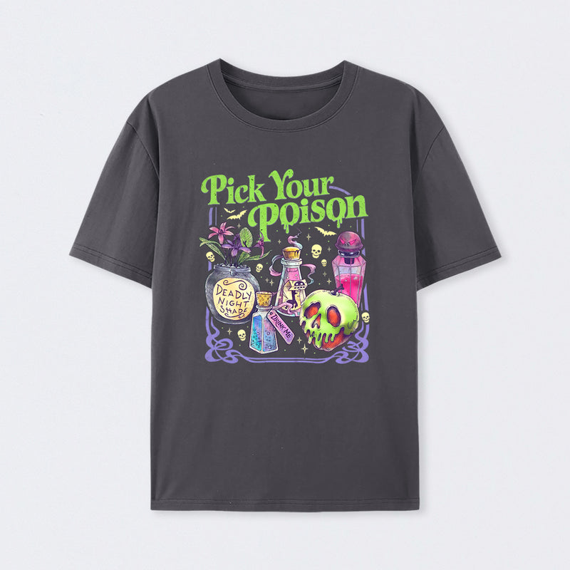 Pick Your Poison Vintage Halloween T-Shirt