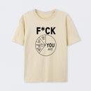 Fck You Pie Chart Design Graphic T-Shirt
