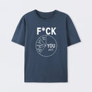 Fck You Pie Chart Design Graphic T-Shirt