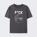 Fck You Pie Chart Design Graphic T-Shirt