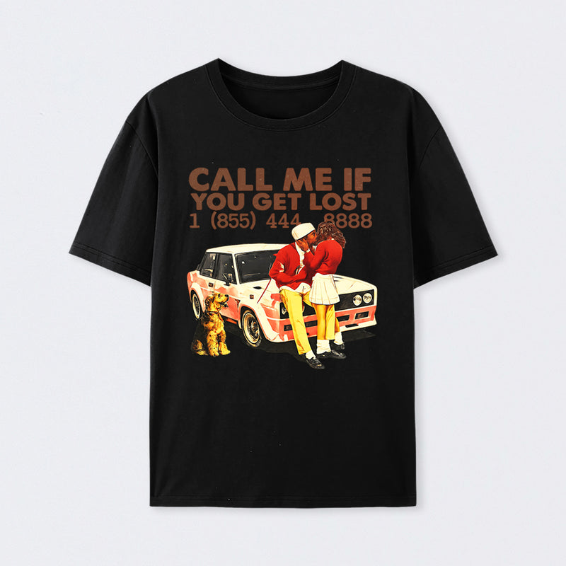 Vintage Pop Culture Call Me if You Get Lost T-Shirt