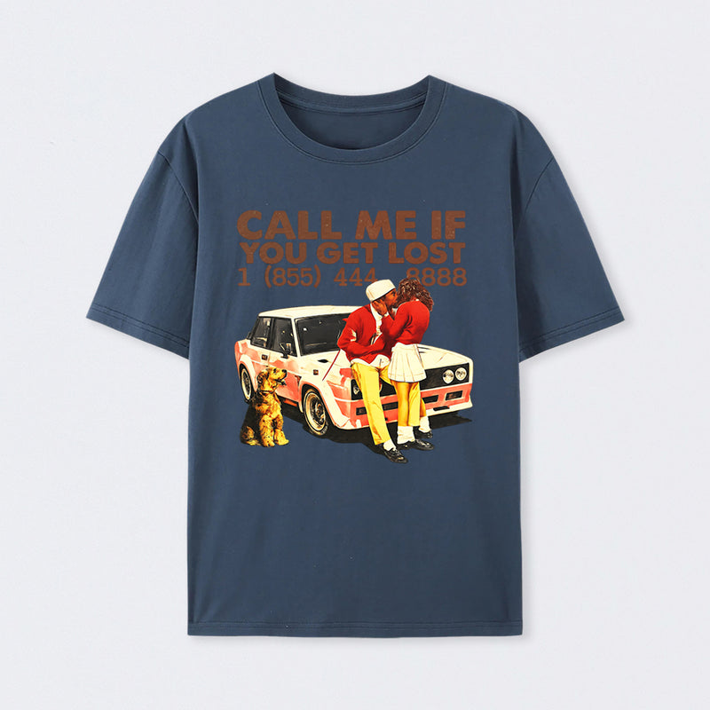 Vintage Pop Culture Call Me if You Get Lost T-Shirt