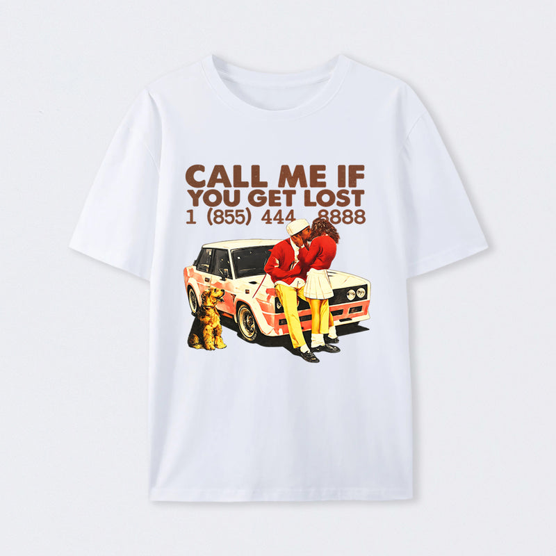 Vintage Pop Culture Call Me if You Get Lost T-Shirt