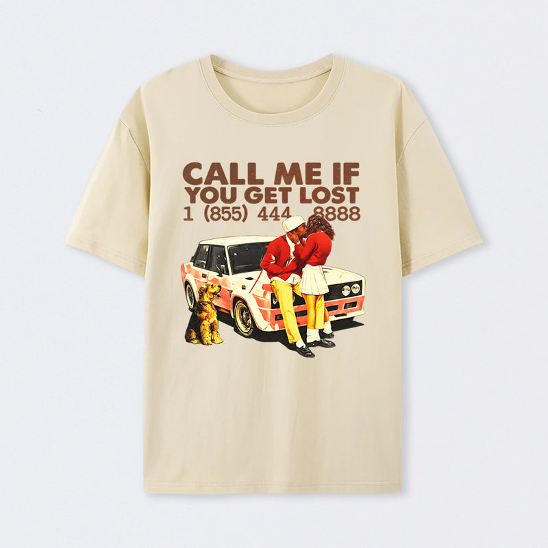 Vintage Pop Culture Call Me if You Get Lost T-Shirt