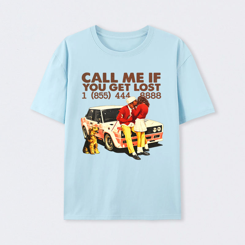 Vintage Pop Culture Call Me if You Get Lost T-Shirt