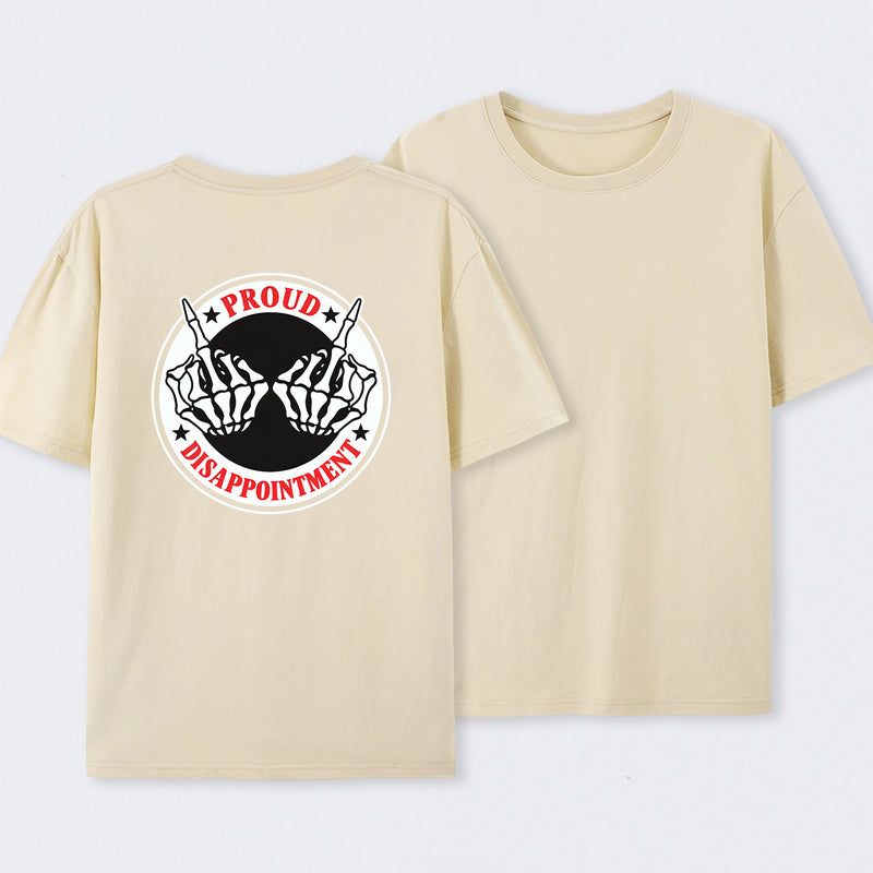 PROUD DISAPPOINTMENT Defiant Bone Hand Print T-Shirt