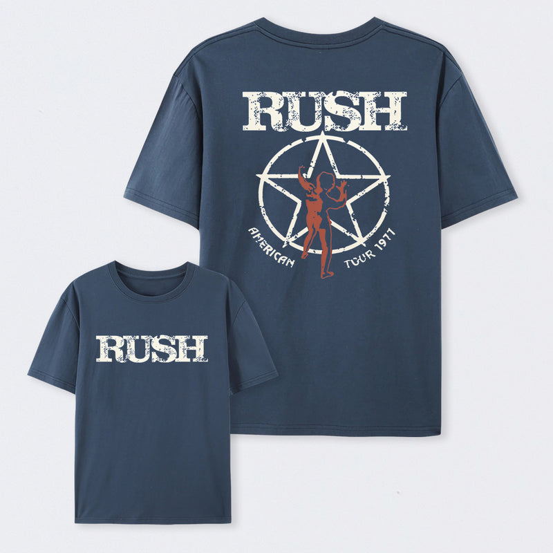 Rush 50 North America 2026 Tour Unisex Rock-Themed T-Shirt