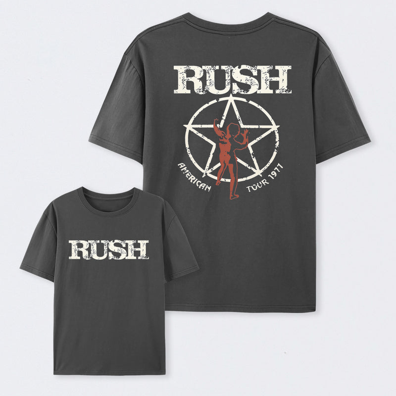 Rush 50 North America 2026 Tour Unisex Rock-Themed T-Shirt