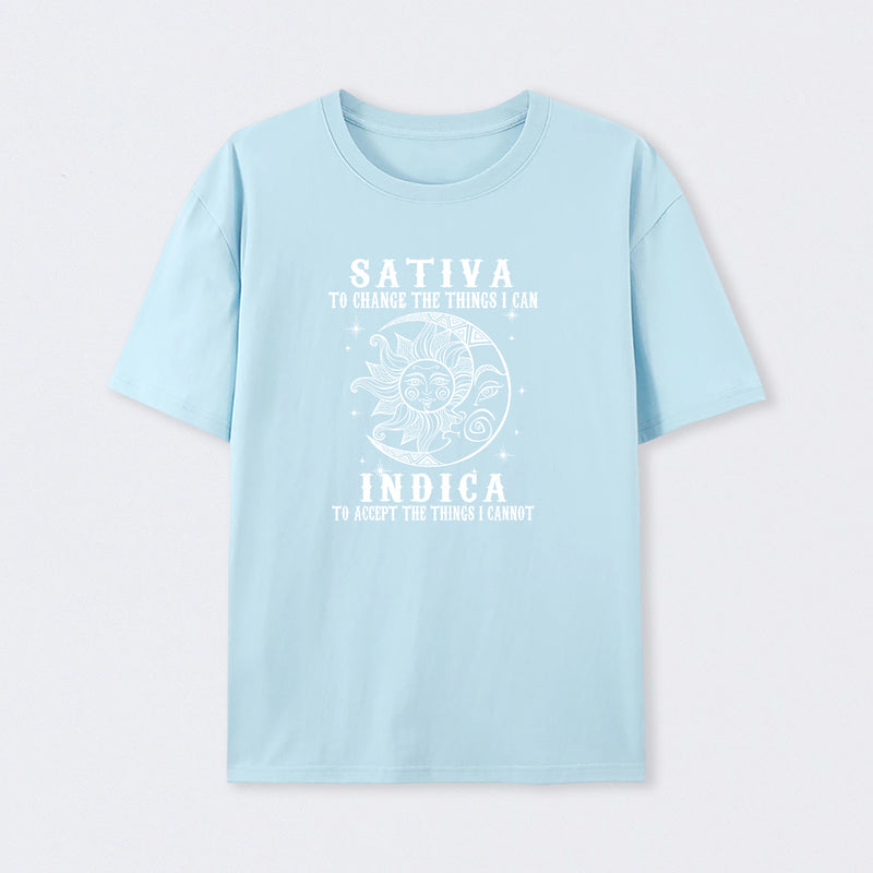 Sativa Indica Graphic Streetwear T-Shirt